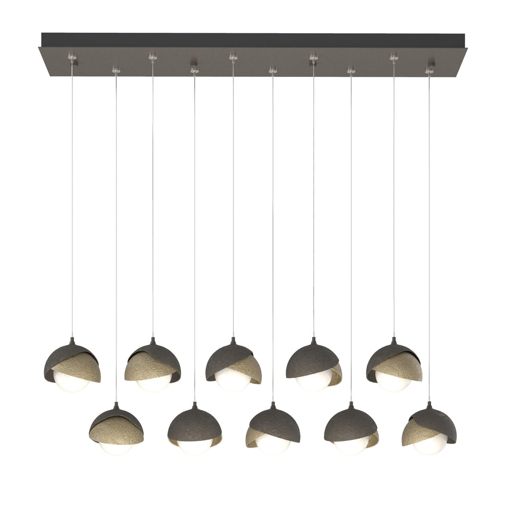 Hubbardton Forge Brooklyn 10-Light Double Shade Pendant