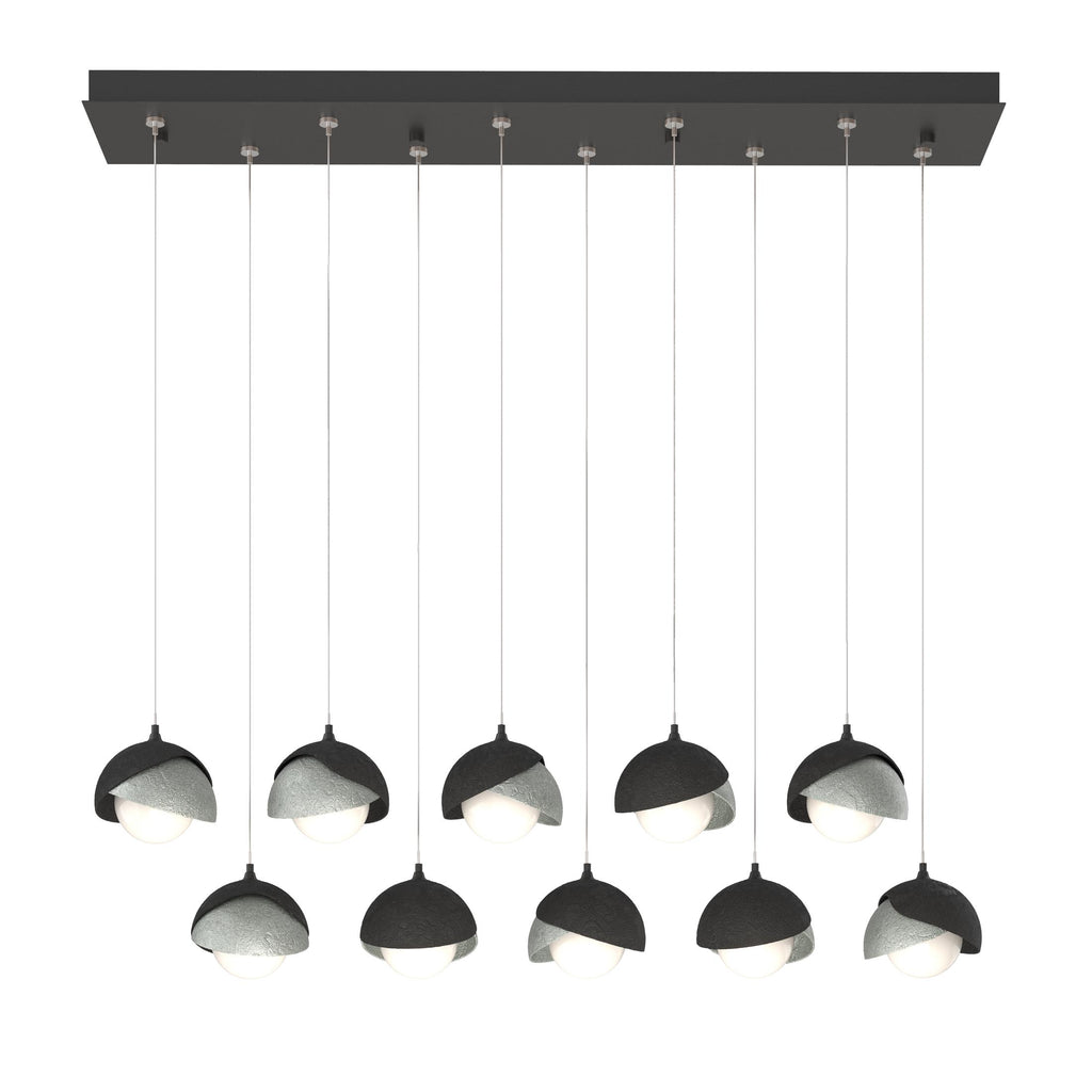 Hubbardton Forge Brooklyn 10-Light Double Shade Pendant