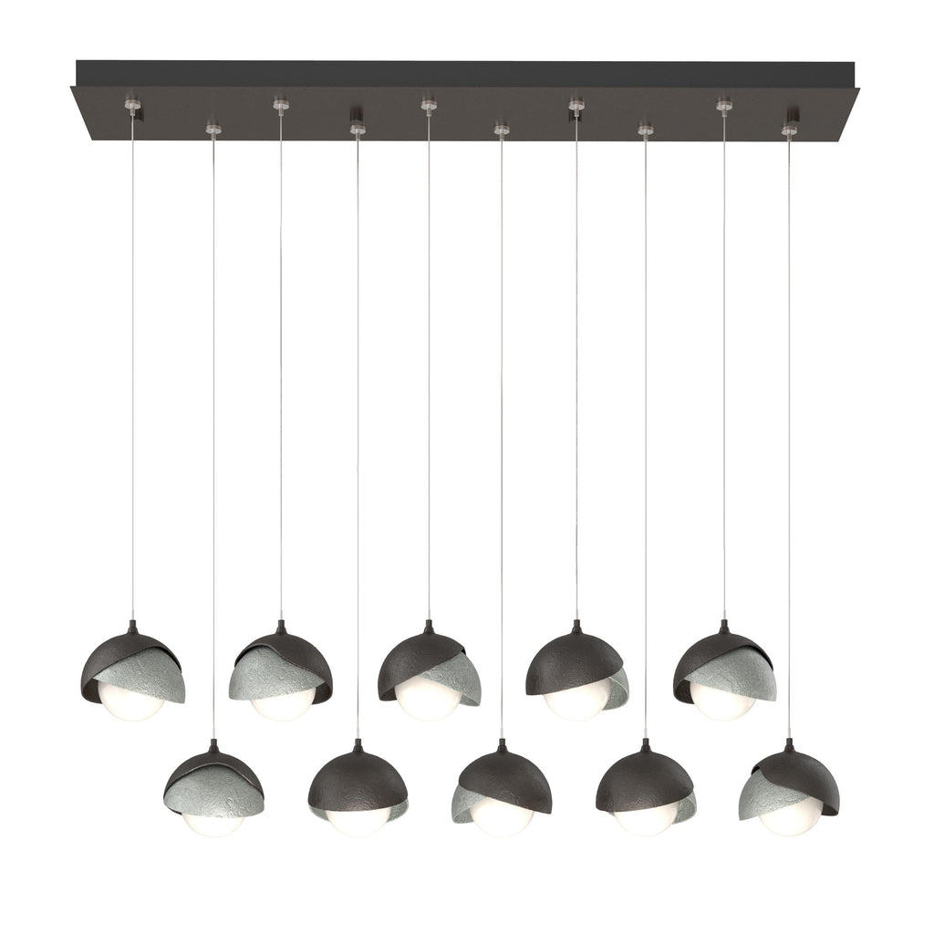 Hubbardton Forge Brooklyn 10-Light Double Shade Pendant