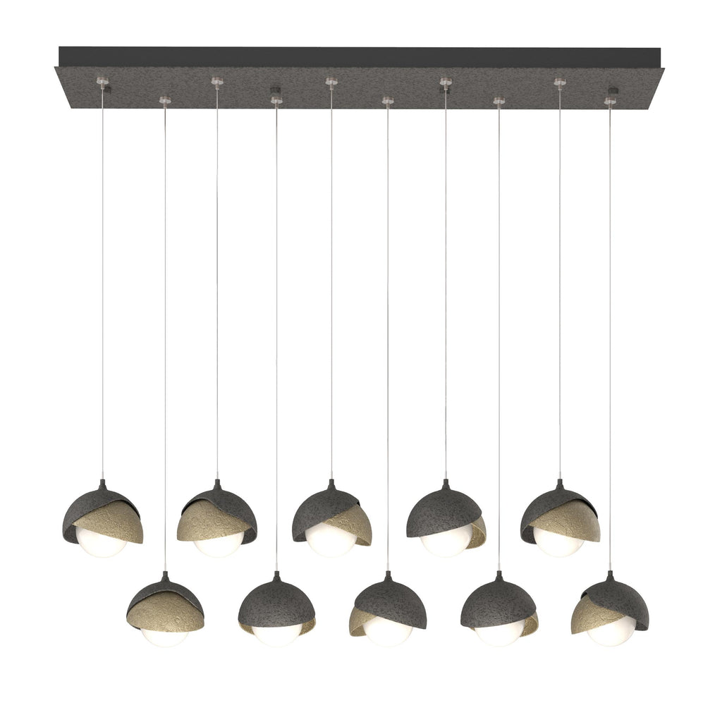 Hubbardton Forge Brooklyn 10-Light Double Shade Pendant