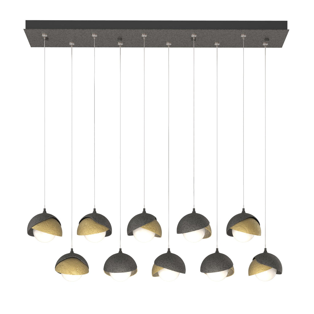 Hubbardton Forge Brooklyn 10-Light Double Shade Pendant