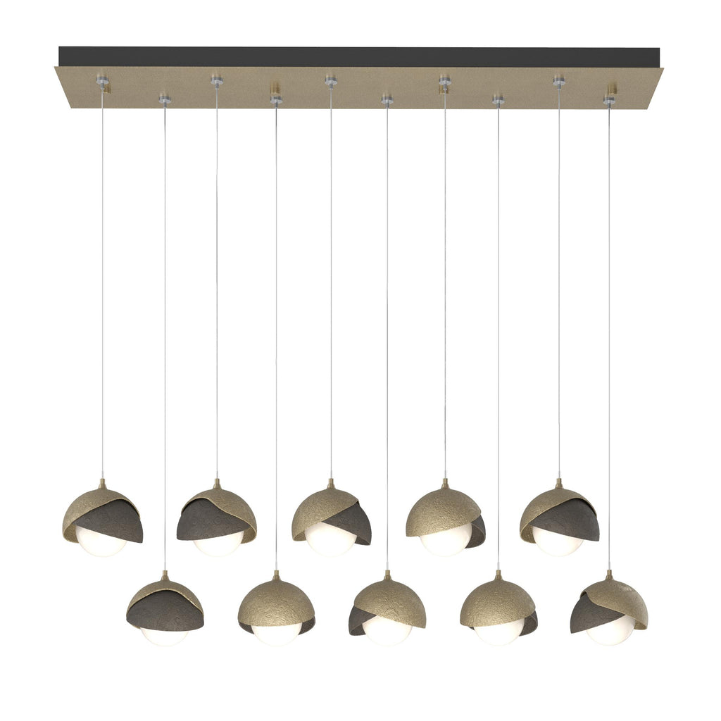 Hubbardton Forge Brooklyn 10-Light Double Shade Pendant