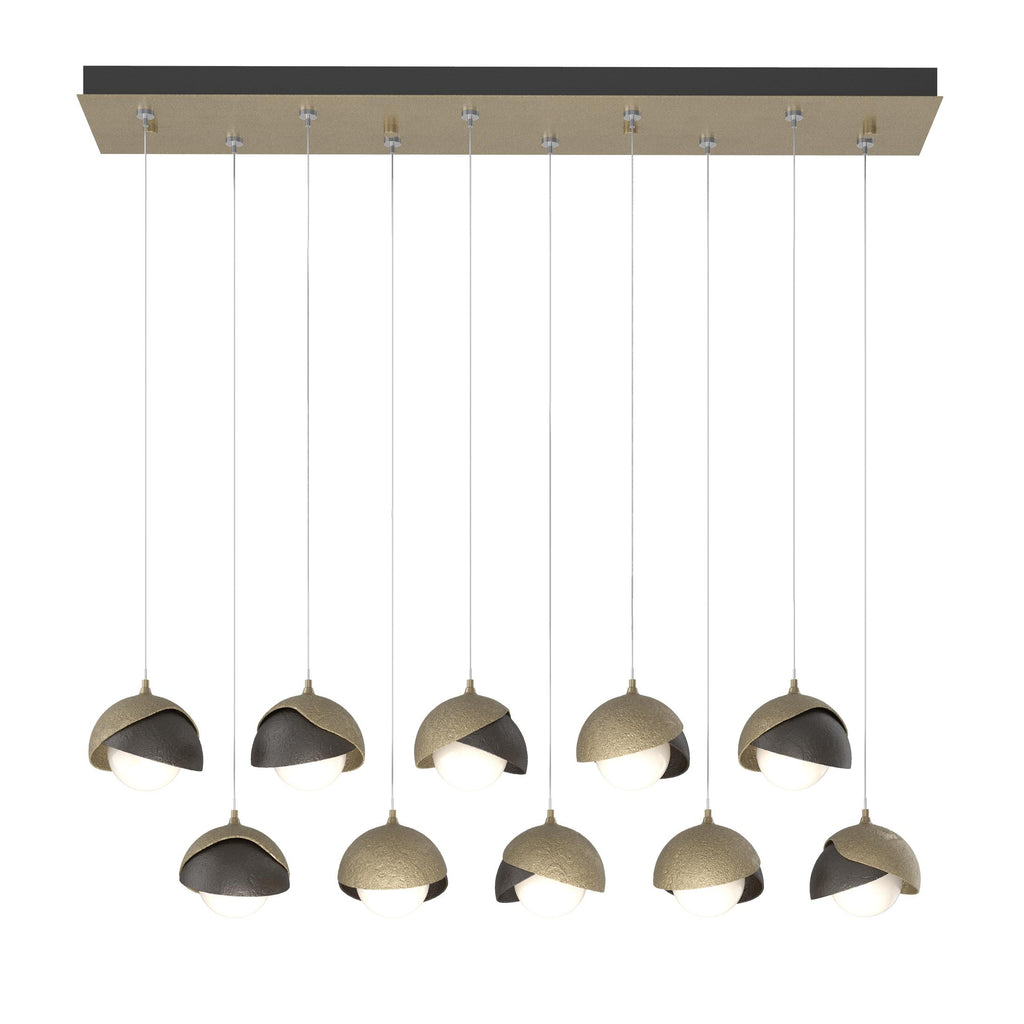 Hubbardton Forge Brooklyn 10-Light Double Shade Pendant