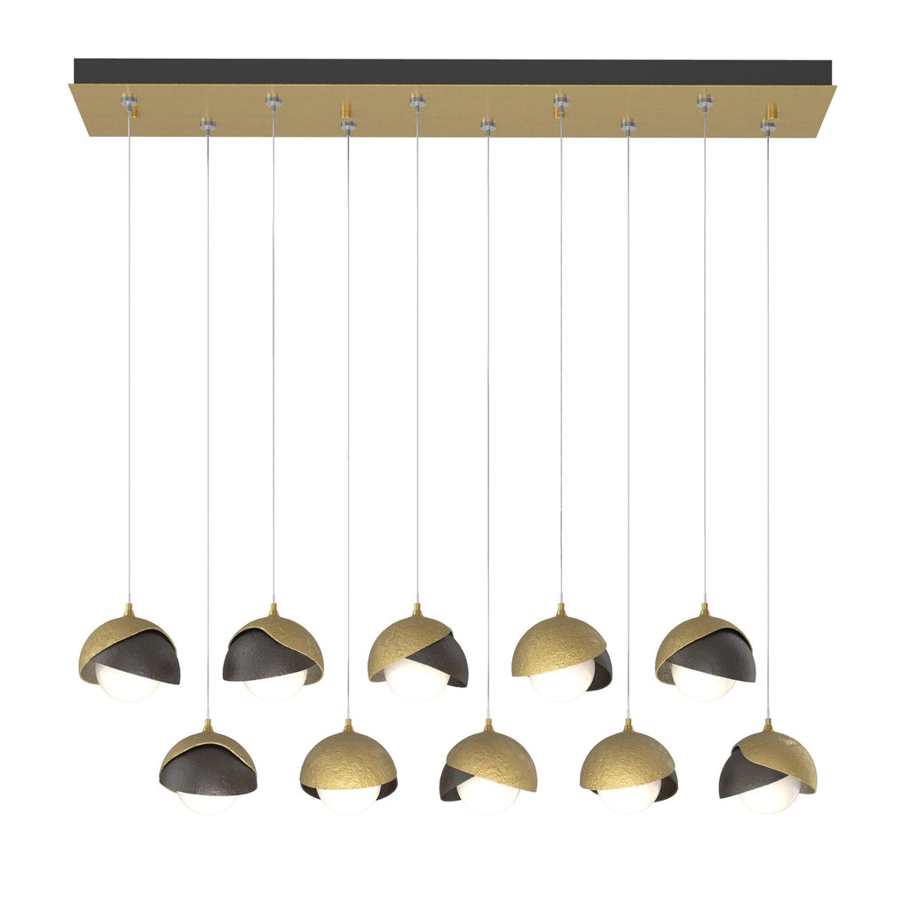 Hubbardton Forge Brooklyn 10-Light Double Shade Pendant