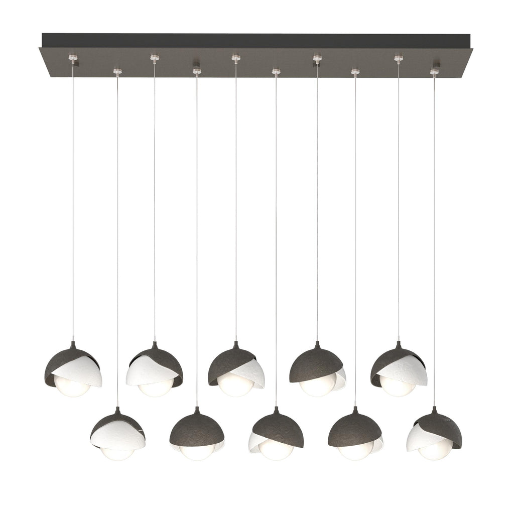 Hubbardton Forge Brooklyn 10-Light Double Shade Pendant