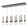 Hubbardton Forge Bronze Clear Glass (Zm) Link 10-Light Clear Glass Pendant