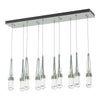 Hubbardton Forge Vintage Platinum Clear Glass (Zm) Link 10-Light Clear Glass Pendant