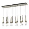 Hubbardton Forge Soft Gold Clear Glass (Zm) Link 10-Light Clear Glass Pendant