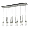 Hubbardton Forge Sterling Clear Glass (Zm) Link 10-Light Clear Glass Pendant