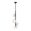 Hubbardton Forge Oil Rubbed Bronze Frosted Glass (Fd) Ume Vertical Pendant