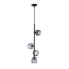 Hubbardton Forge Oil Rubbed Bronze Cool Grey Glass (Yl) Ume Vertical Pendant