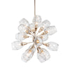 Hubbardton Forge Soft Gold Clear Glass (Zm) Ensemble 16-Light Orb Pendant