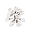 Hubbardton Forge Sterling Clear Glass (Zm) Ensemble 16-Light Orb Pendant