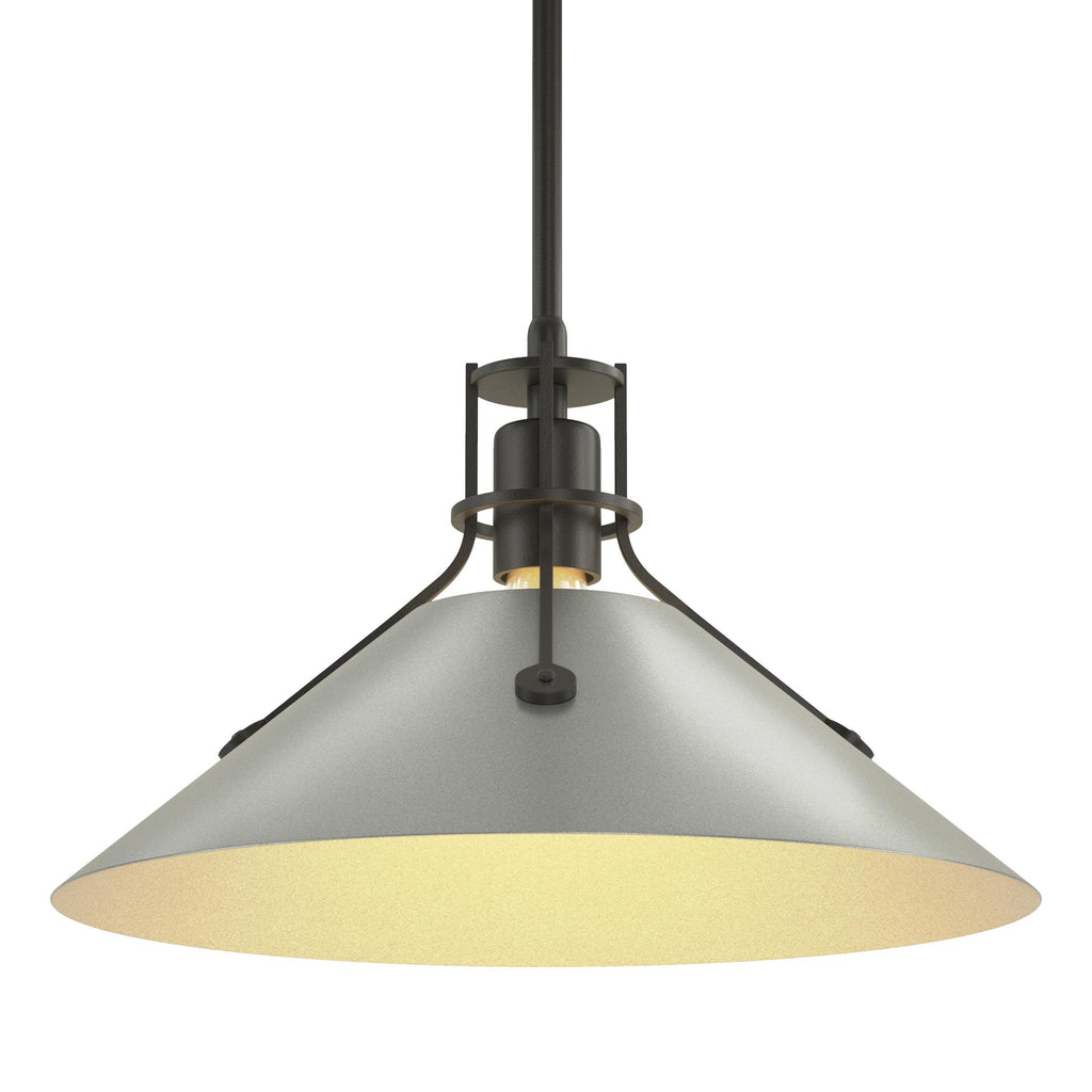 Hubbardton Forge Henry Medium Steel Shade Pendant