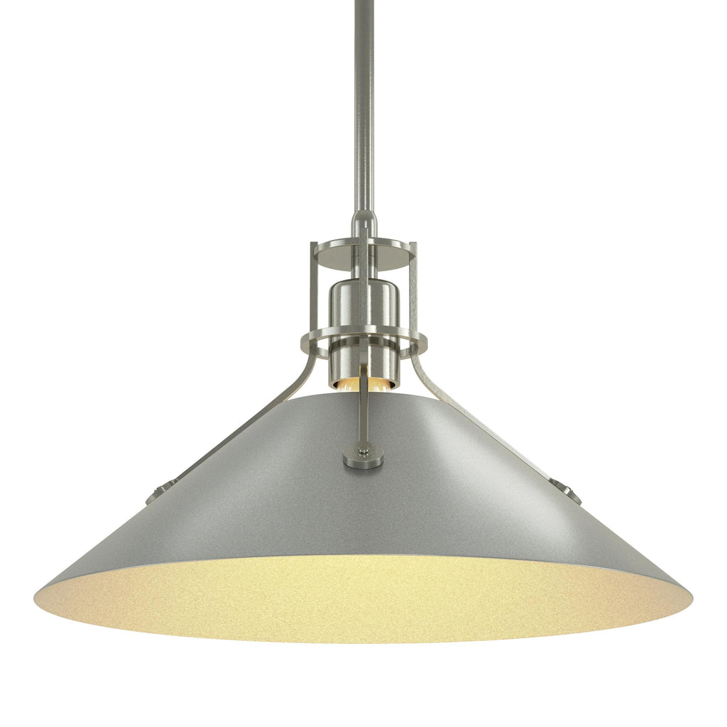 Hubbardton Forge Henry Medium Steel Shade Pendant