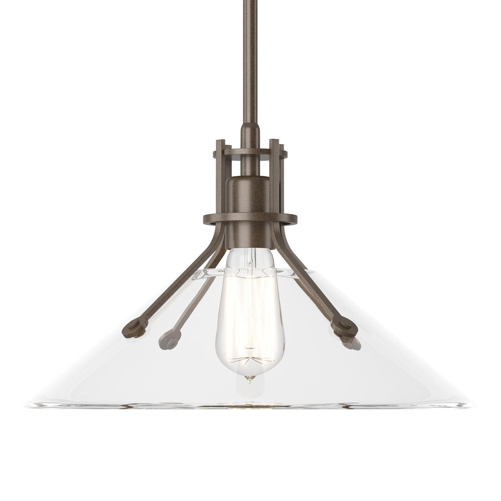 Hubbardton Forge Henry Medium Glass Shade Pendant