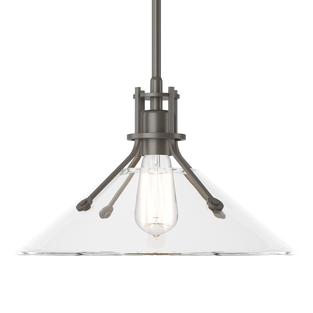 Hubbardton Forge Henry Medium Glass Shade Pendant