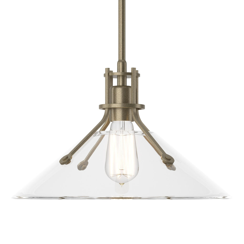 Hubbardton Forge Henry Medium Glass Shade Pendant