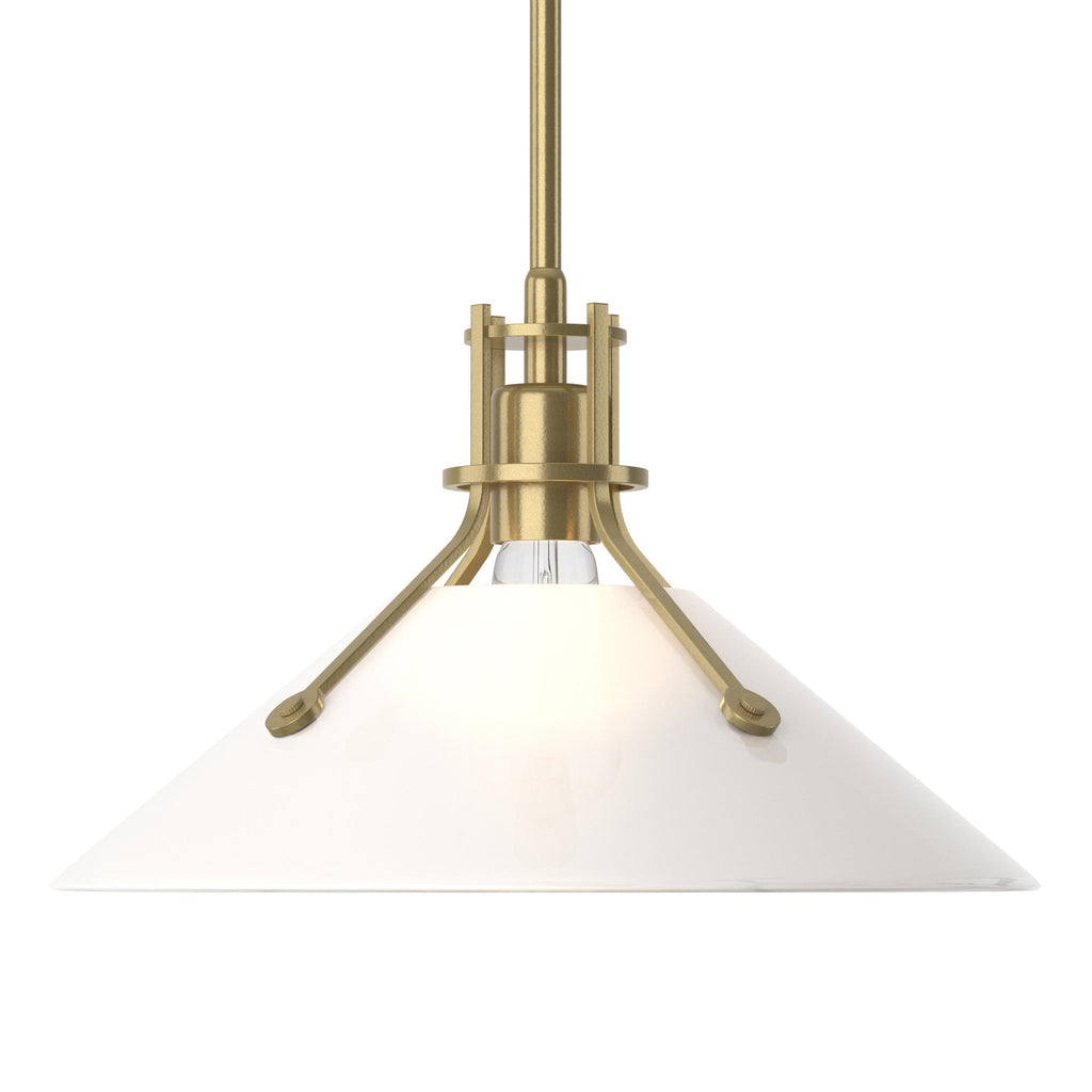 Hubbardton Forge Henry Medium Glass Shade Pendant