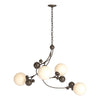 Hubbardton Forge Bronze Opal Glass (Gg) Sprig Pendant