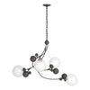 Hubbardton Forge Natural Iron Opaline Glass (Wf) Sprig Pendant