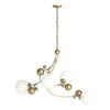 Hubbardton Forge Modern Brass Opaline Glass (Wf) Sprig Pendant