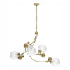 Hubbardton Forge Modern Brass Water Glass (Ll) Sprig Pendant