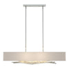 Hubbardton Forge Vintage Platinum Flax Shade (Se) Brindille Pendant