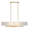 Hubbardton Forge Modern Brass Natural Anna Shade (Sf) Brindille Pendant