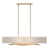 Hubbardton Forge Modern Brass Flax Shade (Se) Brindille Pendant