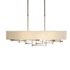 Hubbardton Forge Dark Smoke Flax Shade (Se) Cavaletti Pendant