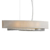 Hubbardton Forge Sterling Flax Shade (Se) Oceanus Pendant