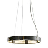 Hubbardton Forge Dark Smoke Clear Glass (Zm) Aura Pendant