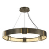 Hubbardton Forge Soft Gold Clear Glass (Zm) Aura Pendant