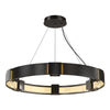 Hubbardton Forge Oil Rubbed Bronze Clear Glass (Zm) Aura Pendant