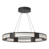 Hubbardton Forge Black Frosted Glass (Fd) Aura Glass Pendant