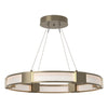 Hubbardton Forge Soft Gold Frosted Glass (Fd) Aura Glass Pendant