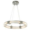 Hubbardton Forge Sterling Frosted Glass (Fd) Aura Glass Pendant