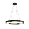 Hubbardton Forge Dark Smoke Clear Glass (Zm) Aura Large Led Pendant