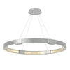 Hubbardton Forge Vintage Platinum Clear Glass (Zm) Aura Large Led Pendant