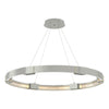 Hubbardton Forge Sterling Clear Glass (Zm) Aura Large Led Pendant