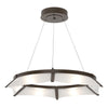 Hubbardton Forge Bronze Spun Frost (Sh) Bento Led Pendant