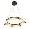 Hubbardton Forge Dark Smoke Spun Frost (Sh) Bento Led Pendant