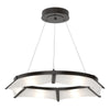 Hubbardton Forge Oil Rubbed Bronze Spun Frost (Sh) Bento Led Pendant