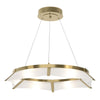 Hubbardton Forge Modern Brass Spun Frost (Sh) Bento Led Pendant