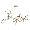 Hubbardton Forge Modern Brass Soft Gold Celesse Pendant