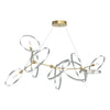 Hubbardton Forge Modern Brass Vintage Platinum Celesse Pendant