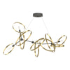 Hubbardton Forge Natural Iron Modern Brass Celesse Pendant