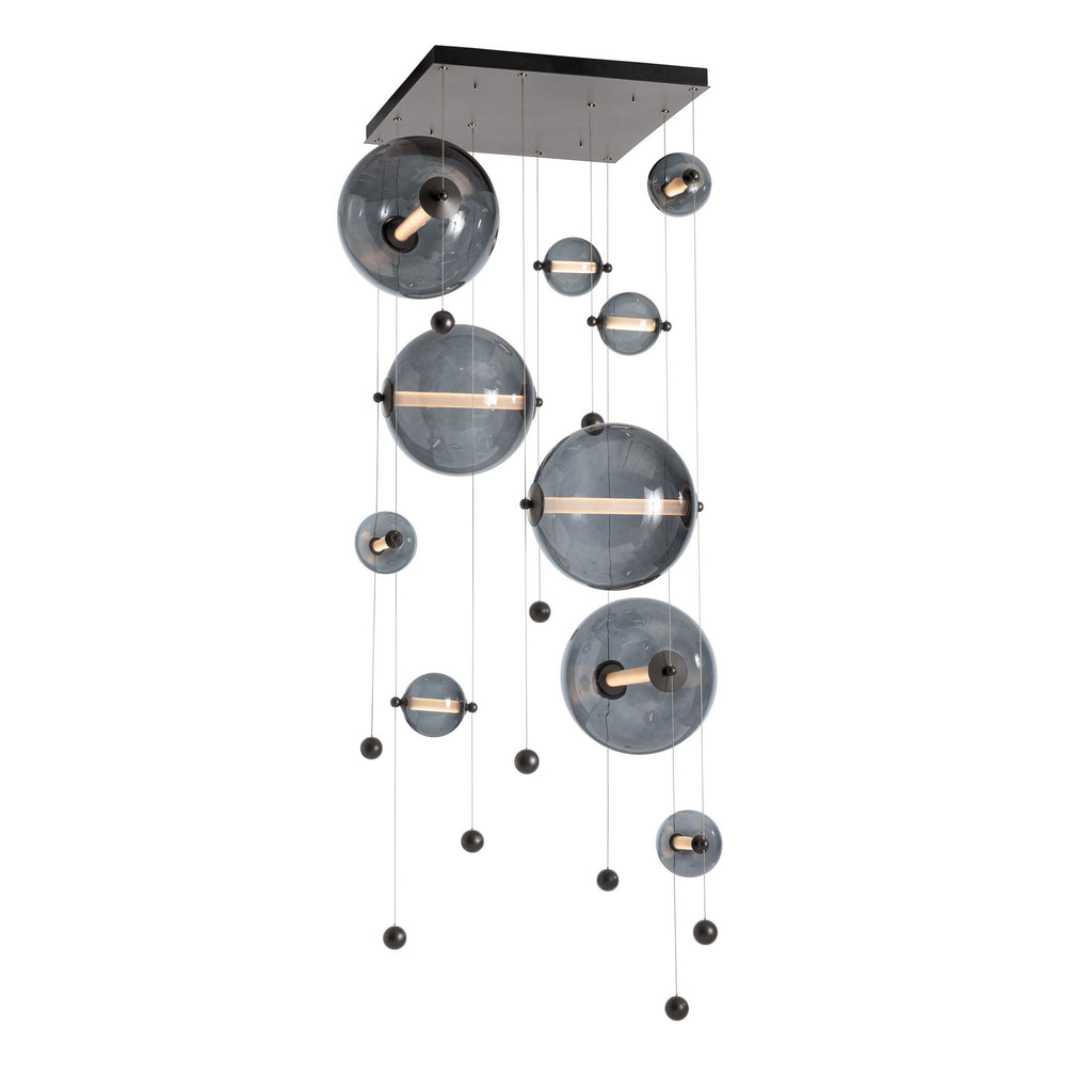 Hubbardton Forge Abacus 10-Light Square LED Pendant