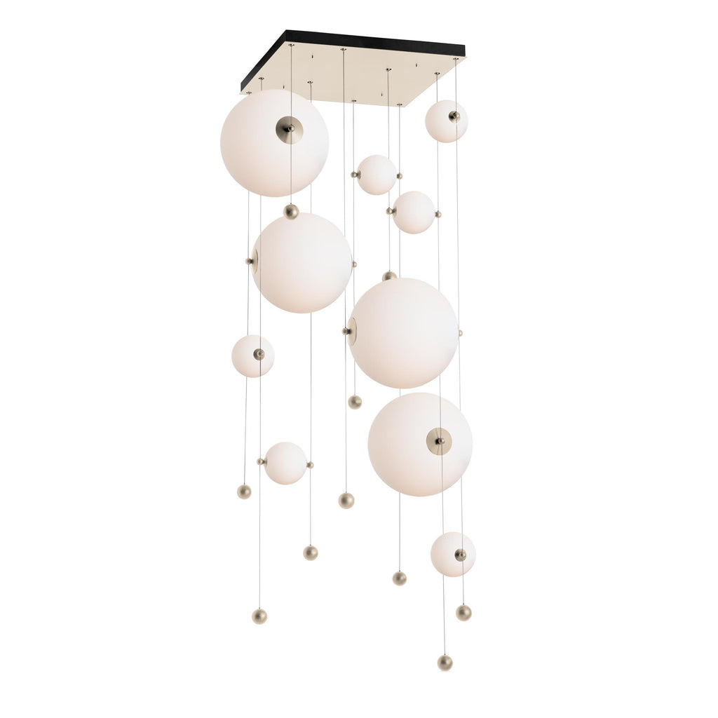 Hubbardton Forge Abacus 10-Light Square LED Pendant